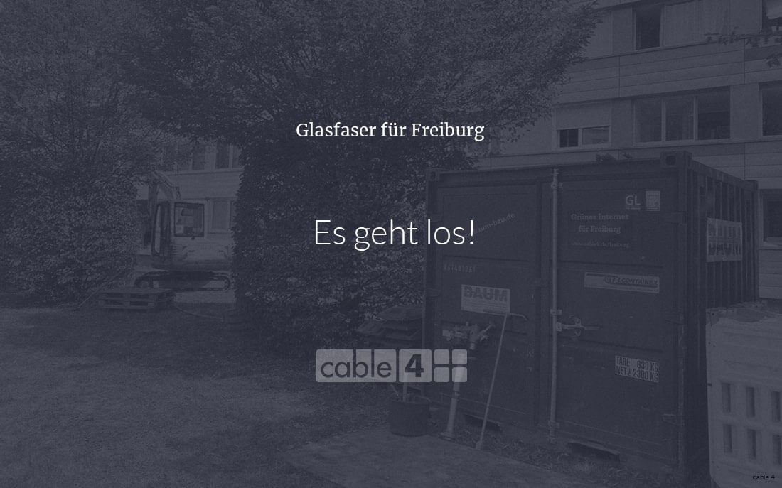 Cable 4 News: Ausbau in Freiburg geht los