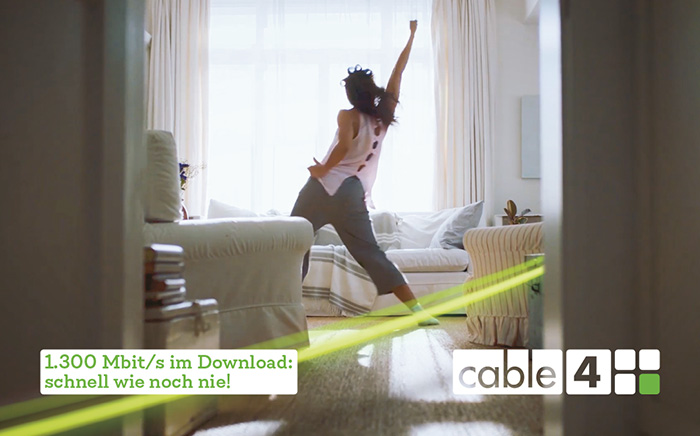 Cable 4 News: 1.300 Mbit/s im Download: schnell wie noch nie!