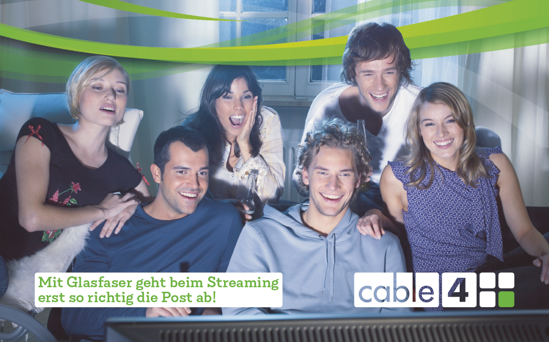Cable 4 News: Mit Glasfaser geht beim Streaming erst so richtig die Post ab!
